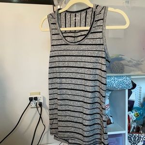 Women’s striped athletic tank